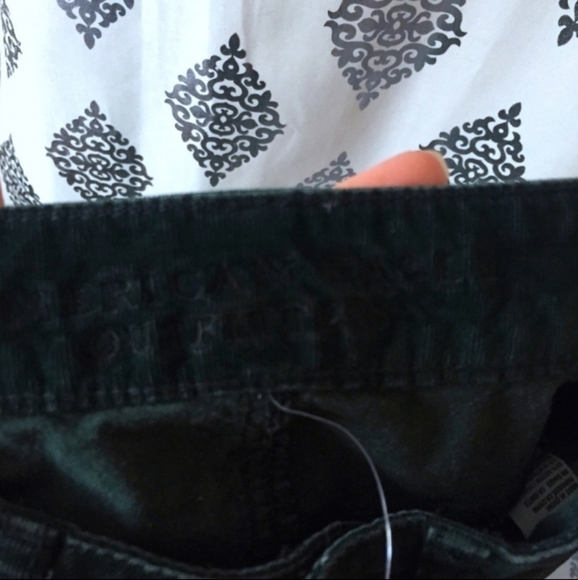 COPY - American Eagle Outfitters Emerald Green High Rise Corduroy Jeggings - Picture 6 of 6